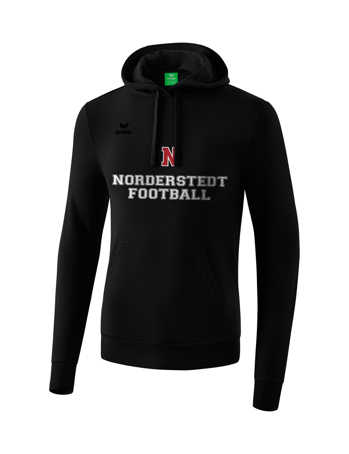 Erima Norderstedt Football Team Hoodie "College" Schwarz