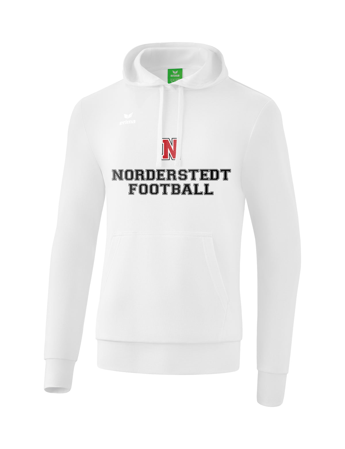 Erima Norderstedt Football Team Hoodie "College" Weiß